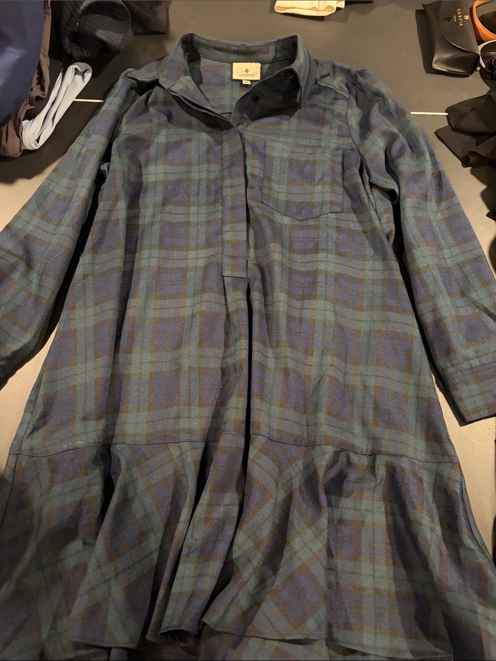 Tuckernuck flannel dress